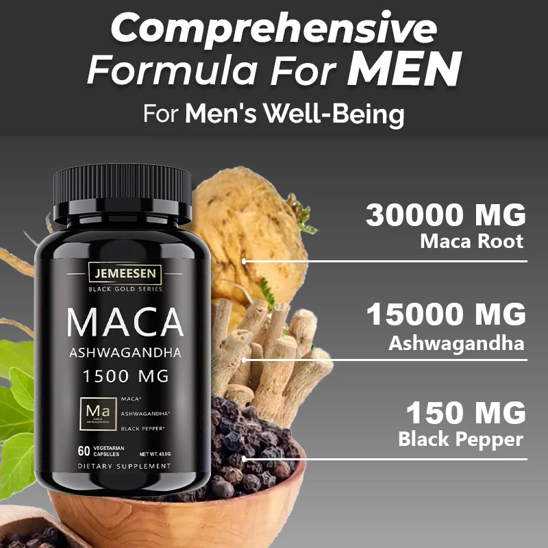 1500mg Maca and Ashwagandha Complex