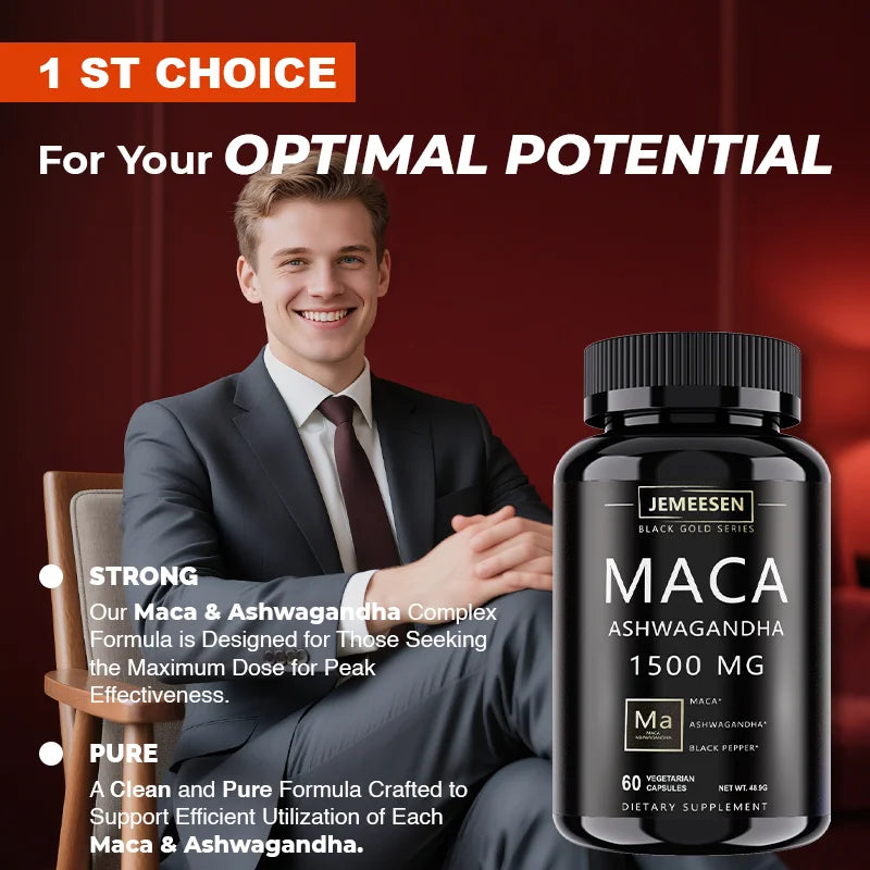 1500mg Maca and Ashwagandha Complex