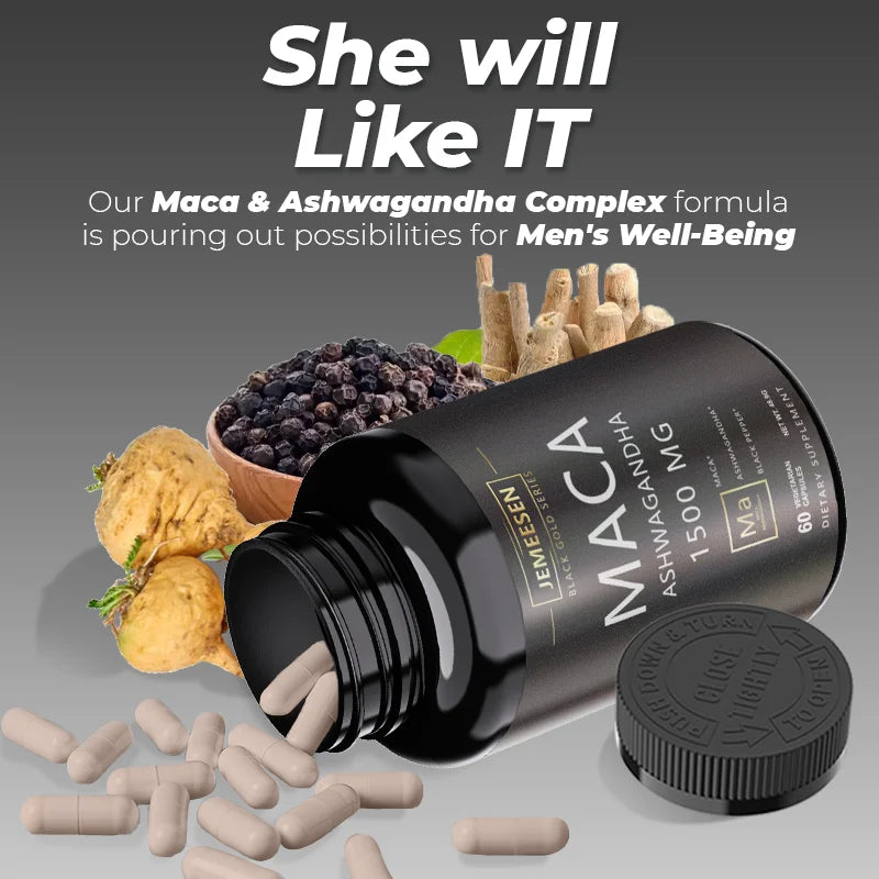 1500mg Maca and Ashwagandha Complex